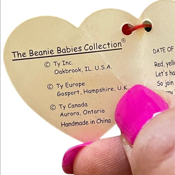 Rare TY Beanie Baby - TY2K the Bear (8.5 inch) - Stuffed Animal Toy Many Errors - Picture 7 of 8